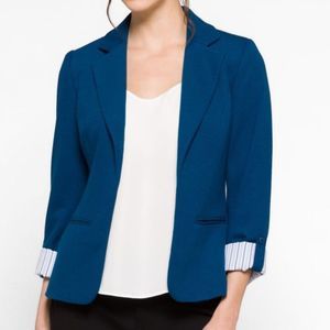 41 Hawthorn Natalie Knit Blazer Navy S Stitch Fix NWT
